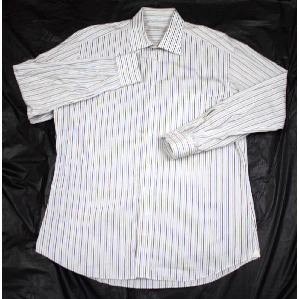 Ermenegildo Zegna Long Sleeve Button Front Shirt